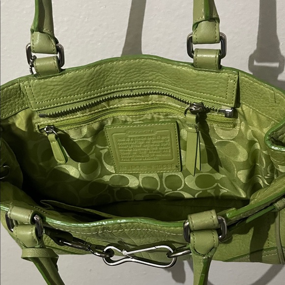 Coach Hampton Satchel Y2K Pebbled Leather Shoulder Bag - Picture 3 of 11